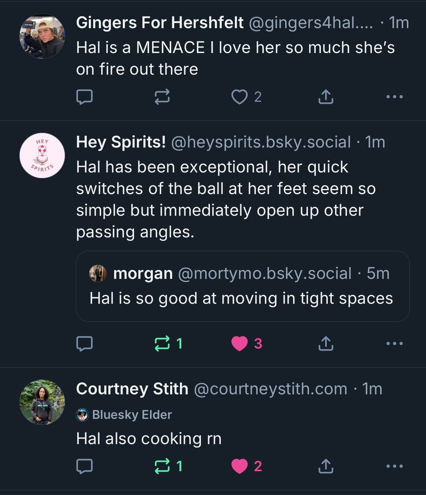 The TL appreciating Hal