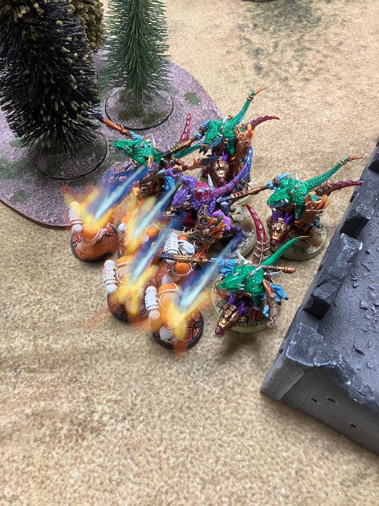 The Raptor Riders assault the Support Brothers in a ferocious charge!