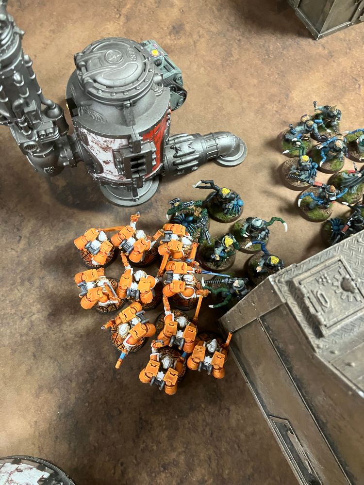 The Assault Brothers charge the first group of cult Acolytes.