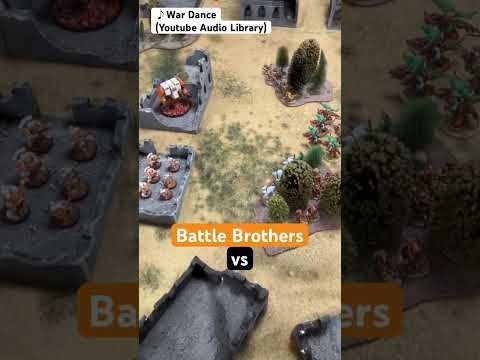 Battle Brothers vs Saurians Preview #onepagerules #warhammer40k #warhammer #spacemarines #viral