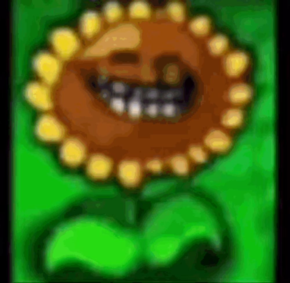 a cartoon drawing of a sunflower with a face on it .