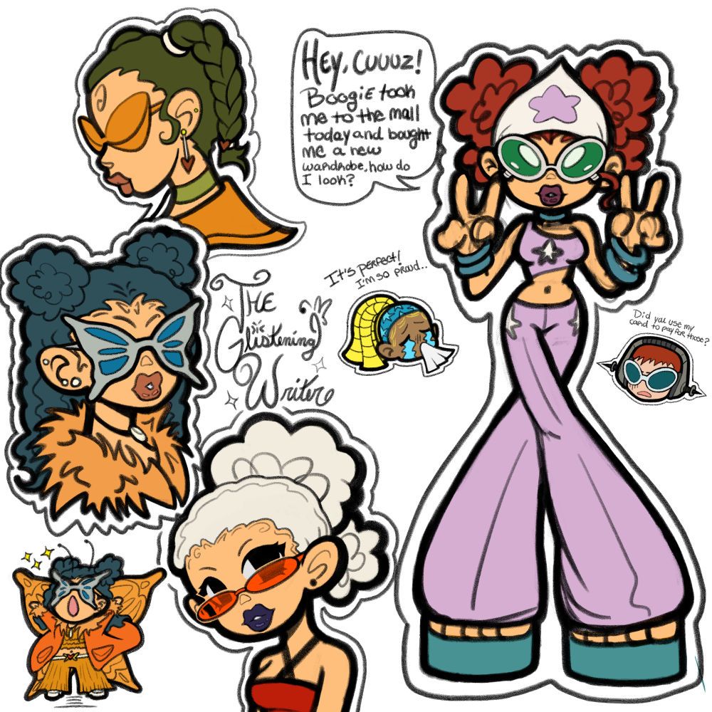 Shine from Bomb Rush Cyberfunk and Boogie and Beat from Jet Set Radio Future.
