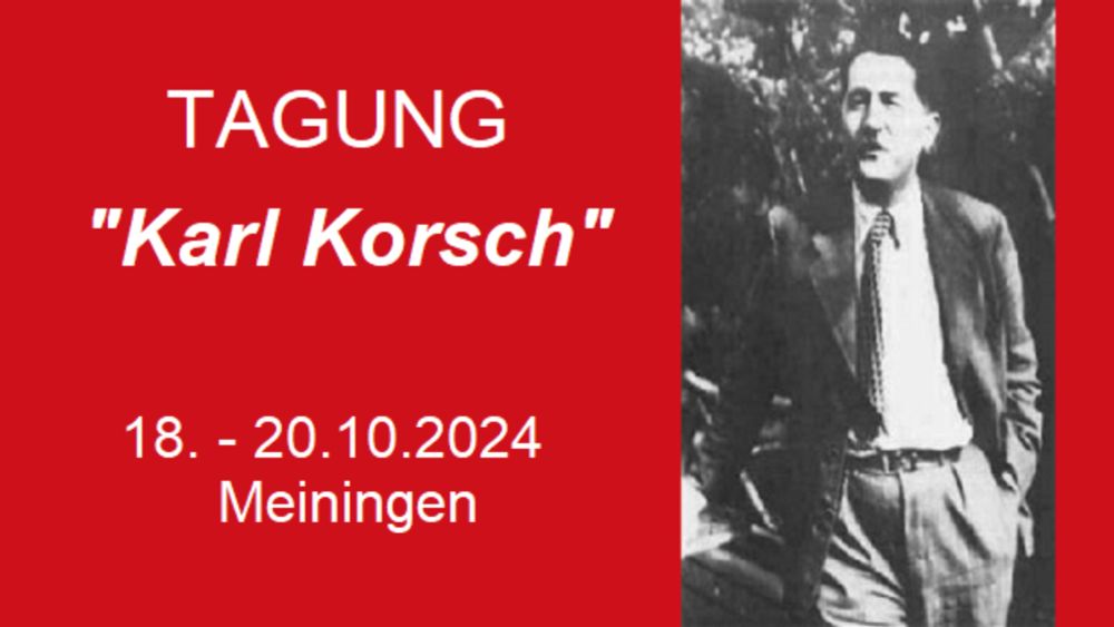 Tagung 'Karl Korsch' - Rosa-Luxemburg-Stiftung