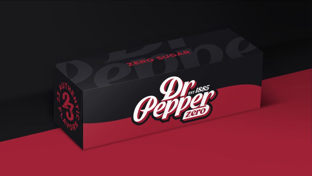 12 pack box of Dr Pepper Zero