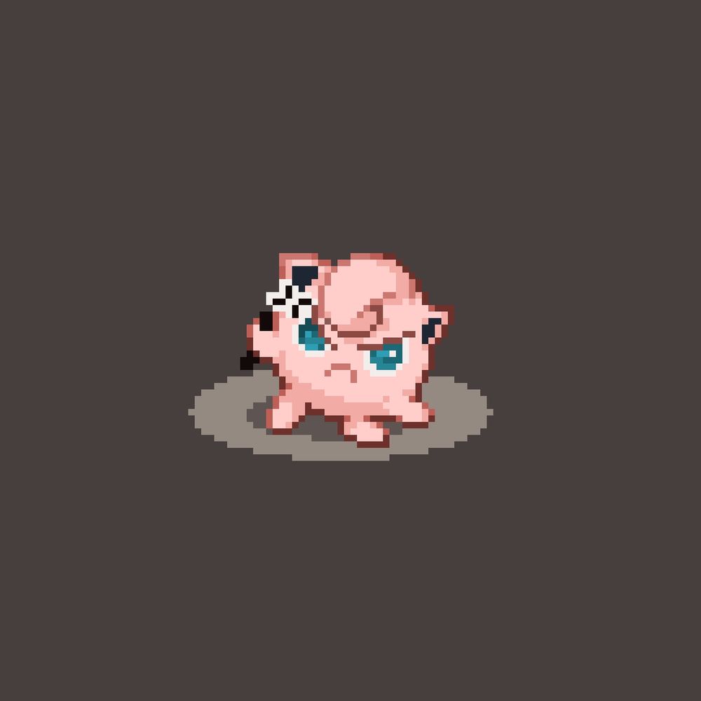 A angry Jigglypuff 