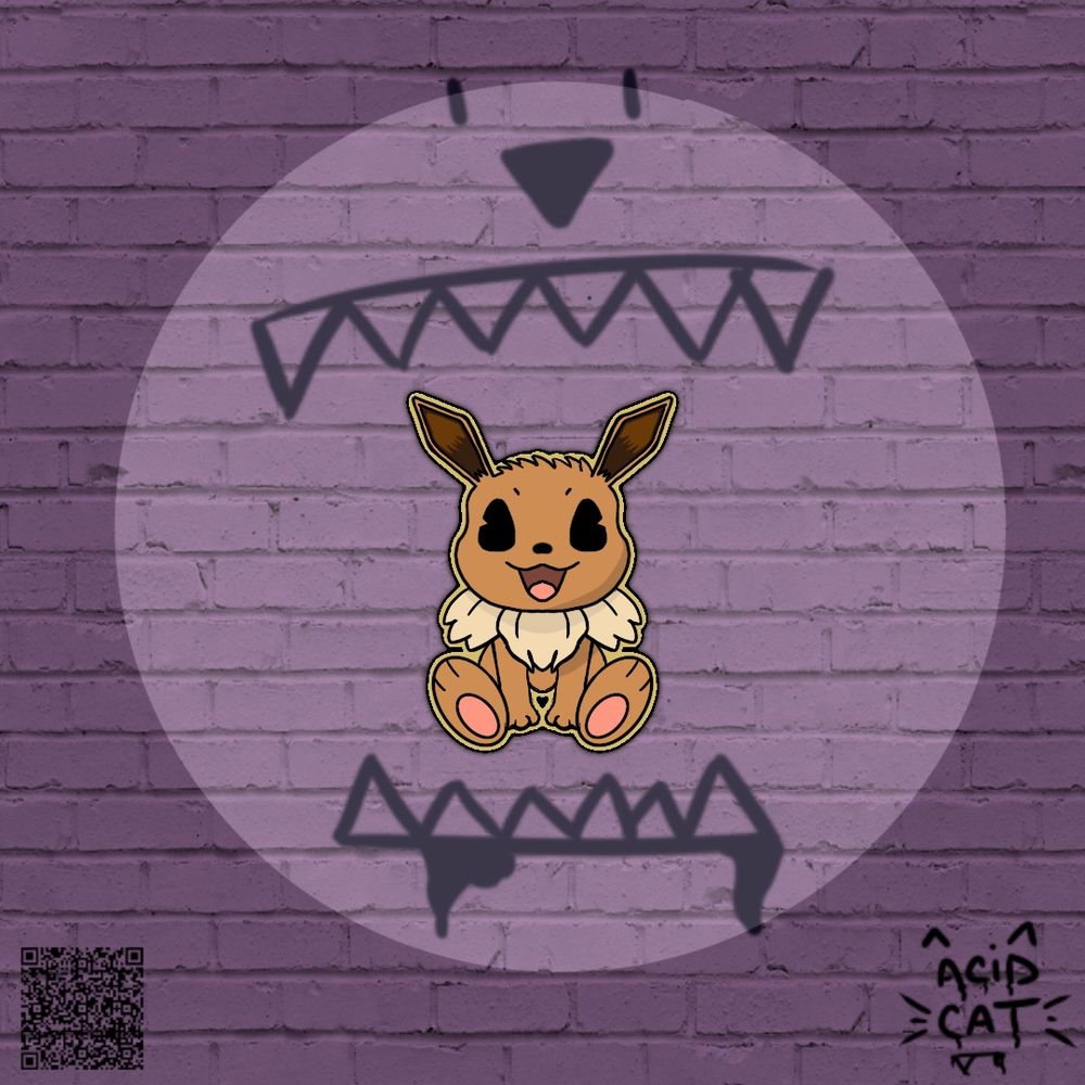 Eevee enamel pin