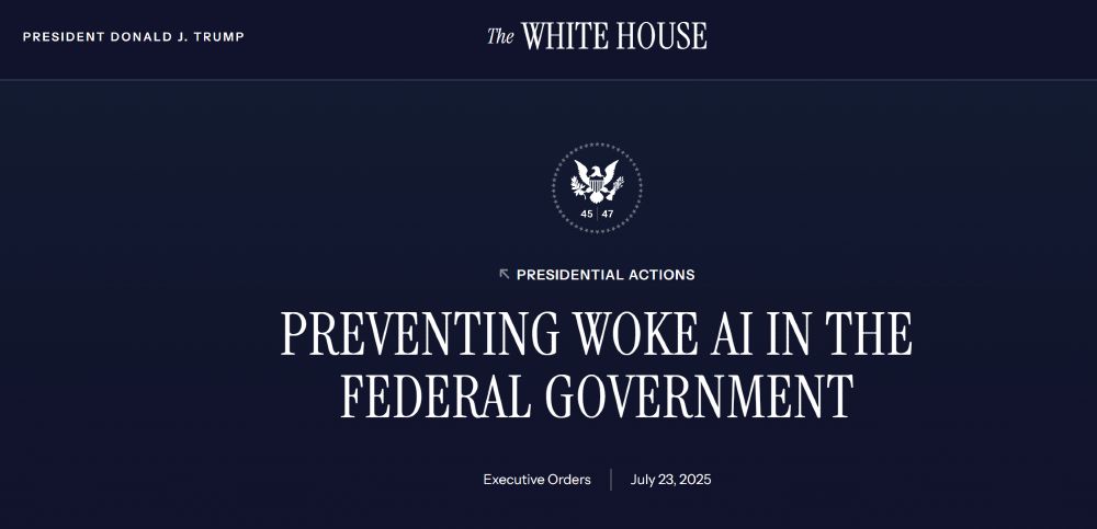 preventing woke ai in the federal government