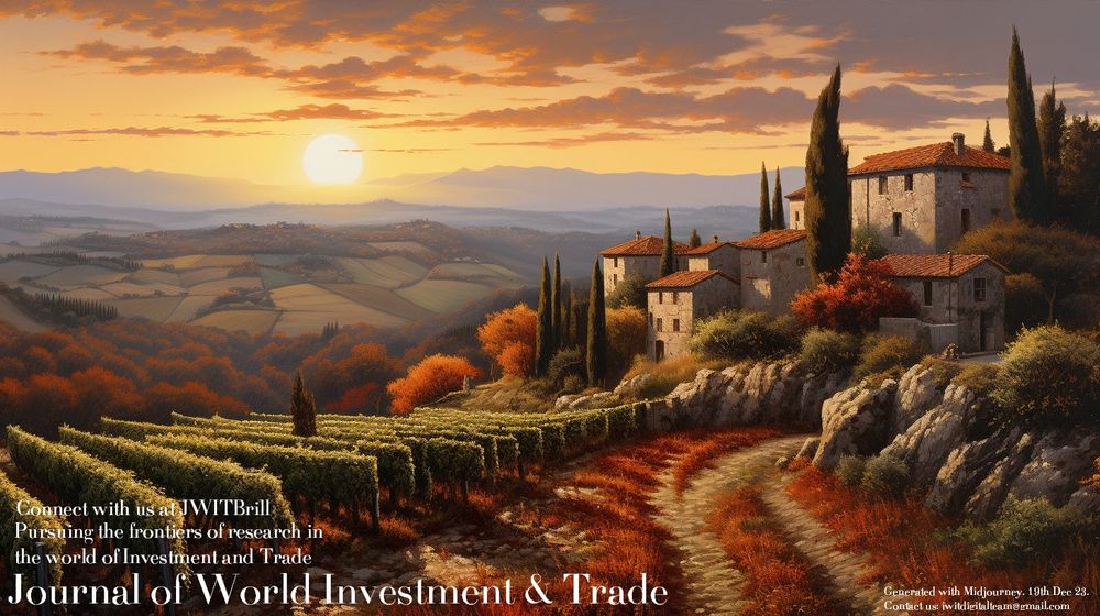Season's Greetings from Journal of World Investment & Trade