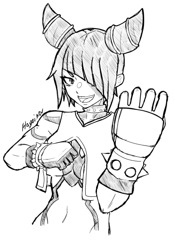 Juri Han doodle by Hayzi nev