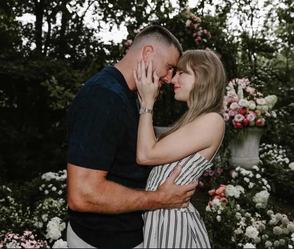 Taylor Swift and Travis Kelce are engaged.