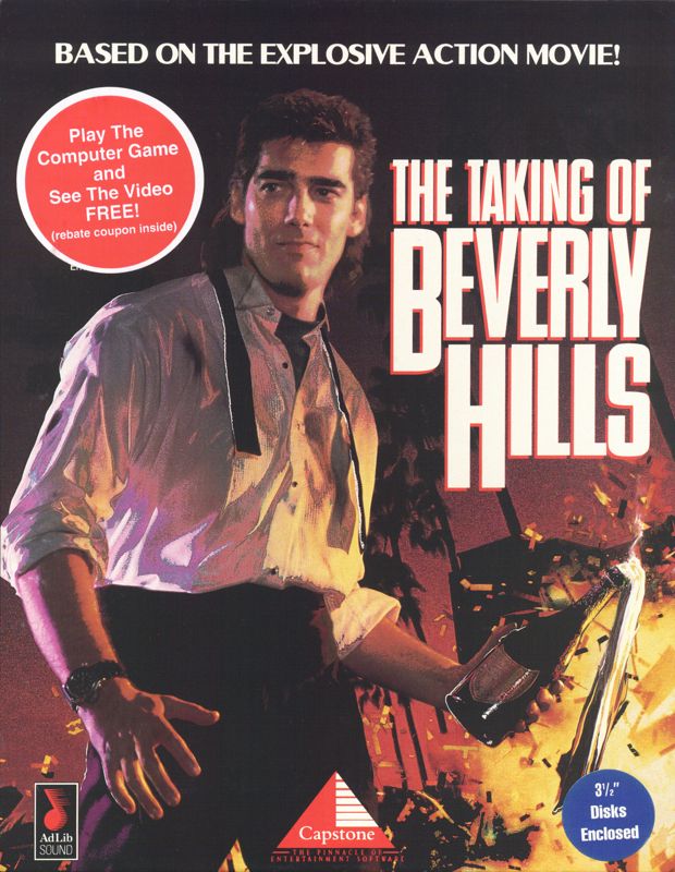 The Taking of Beverly Hills DOS cover art