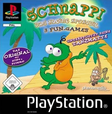 Schnappi das Kleine Krokodil: 3 Fun-Games PS1 cover art