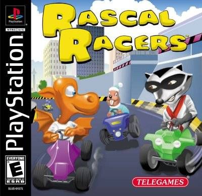 Rascal Racers PS1 cover art