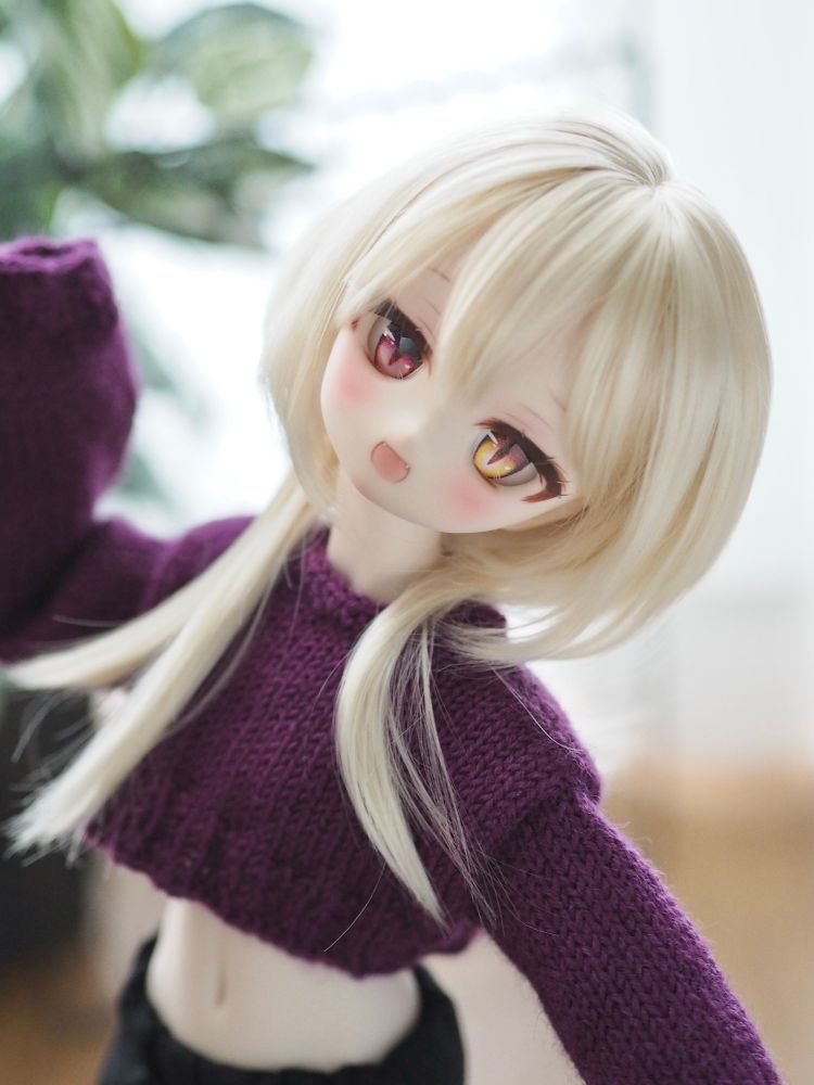ddh01 typeニャミリス(通常虹彩)
こちらは小虹彩もございます。

ネッコさんイメージのアイです。猫のヒゲのようなハイライト線が入っております❁⃘*.ﾟ

7月アイドール東京にて販売スタート