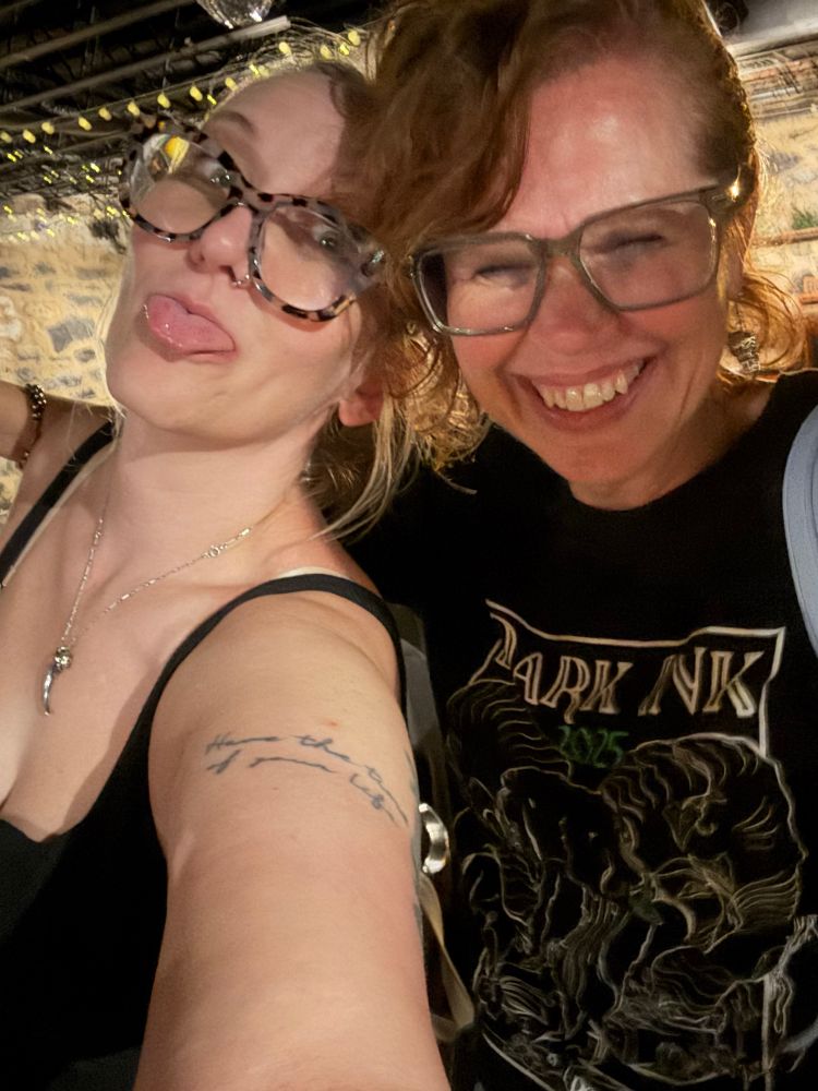 Selfie of Lisa and me