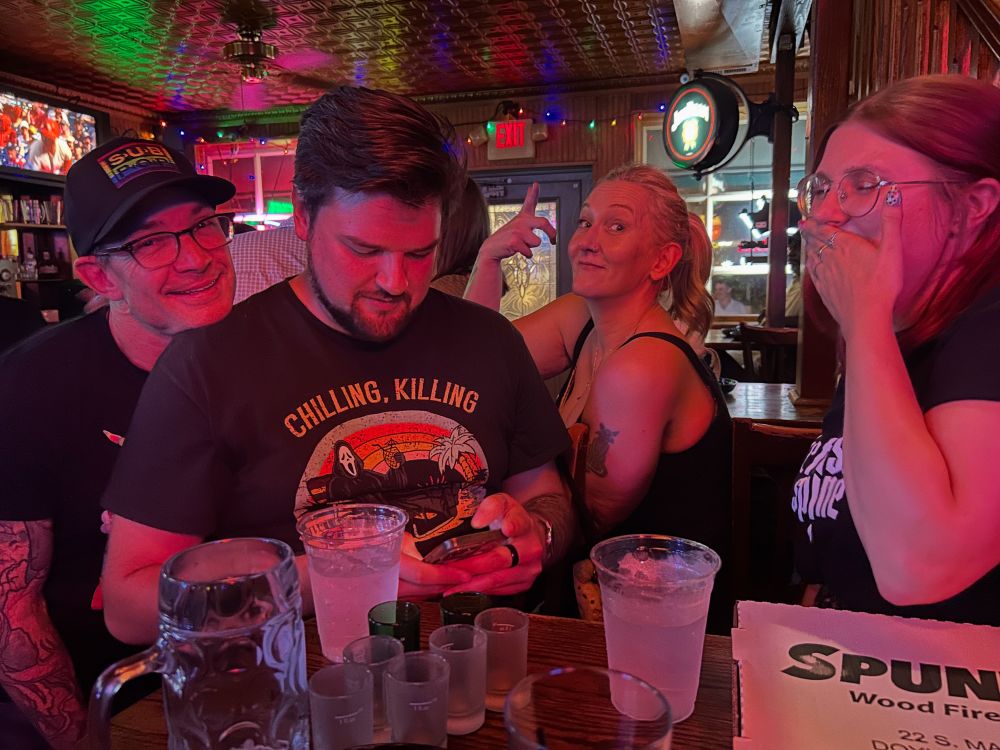 Pic of Chris Panatier Sam rebelein Lisa and Taylor
