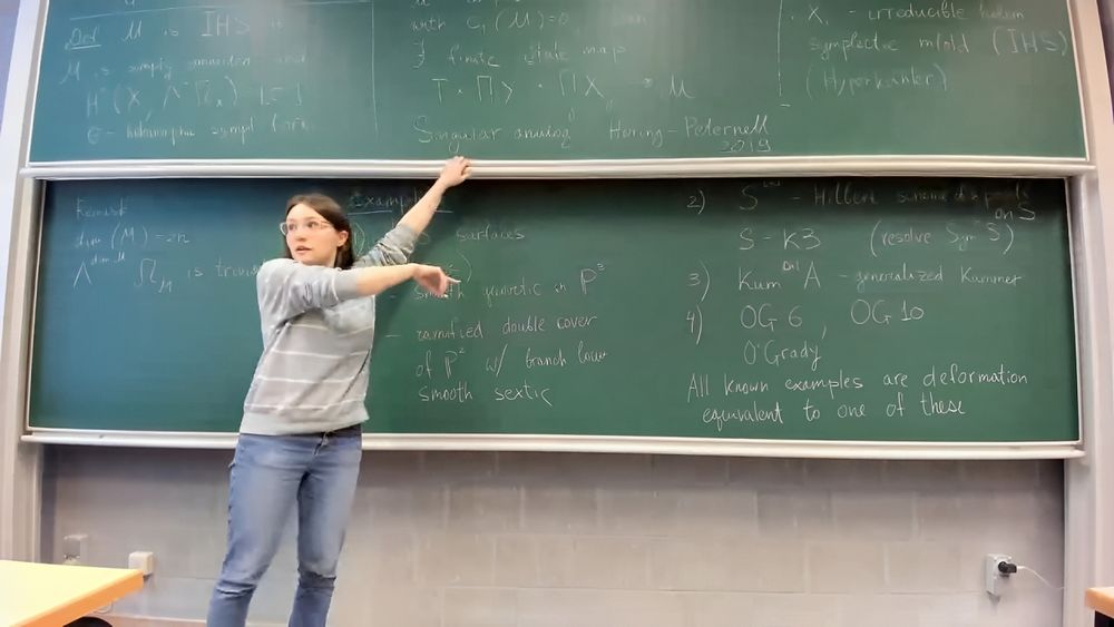 Sasha teaching at university