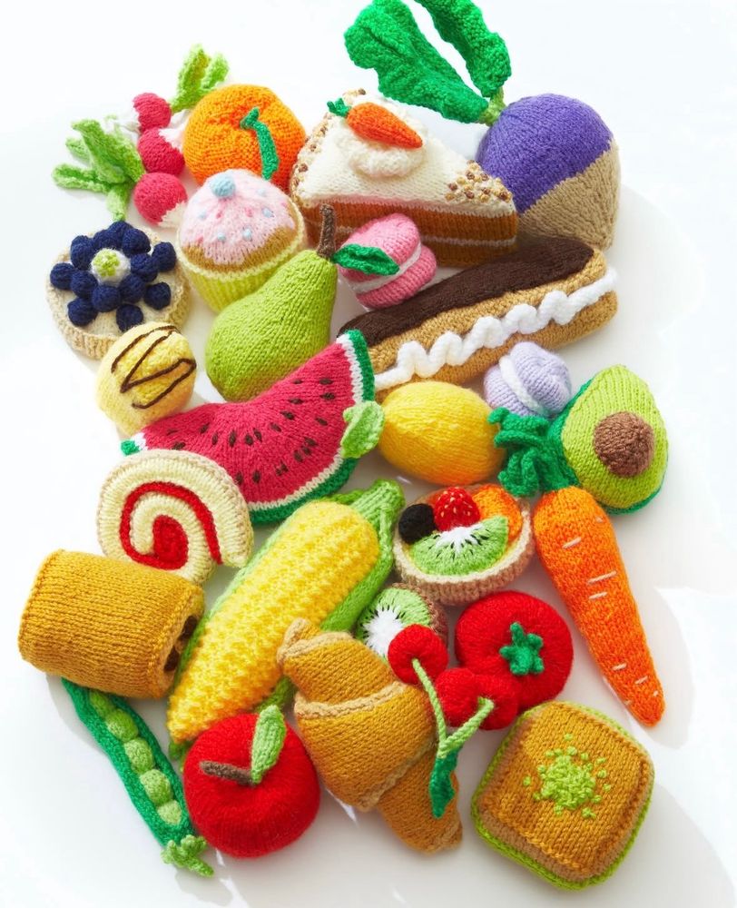 Des légumes trop mignons faits en crochet. 