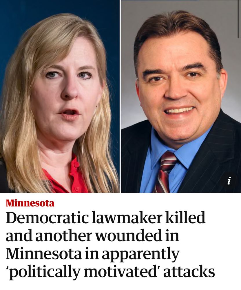 Democratic lawmaker killed and another wounded in Minnesota in apparently
'politically motivated' attacks