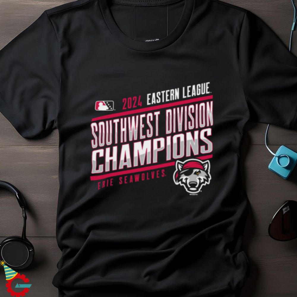 Erie SeaWolves BR 2024 Southwest Division Champs Performance Tee - Limotees Fashion t-shirt online