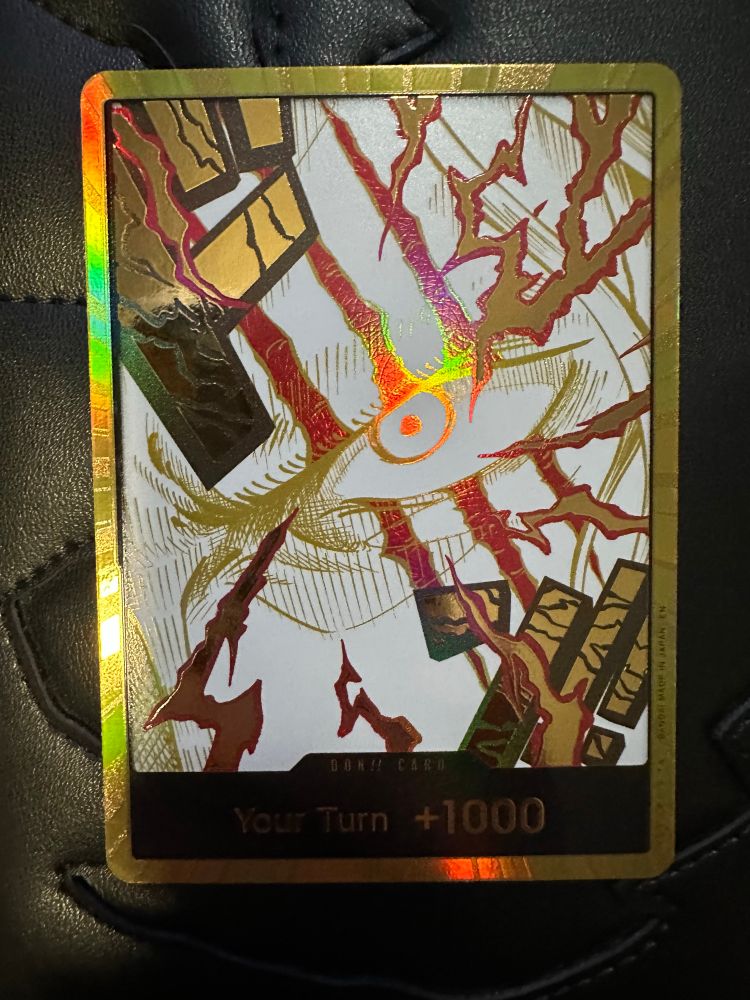 Shanks gold don from the One Piece TCg