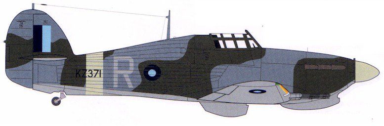 Hurricane II in SEAC colours