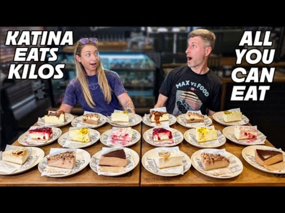 UNDEFEATED ALL YOU CAN EAT CHEESECAKE WITH KATINA EATS KILOS