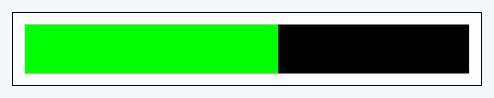 A progress bar that's 57% complete.