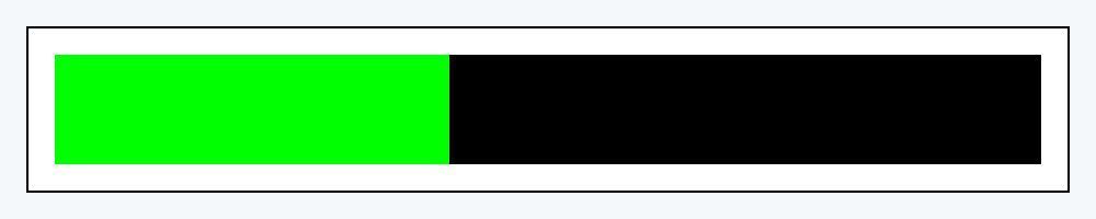 A progress bar that's 40% complete.