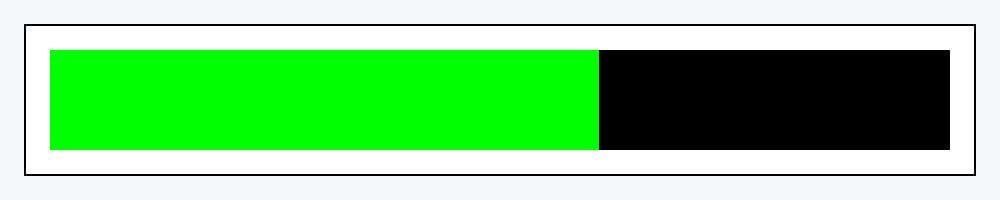 A progress bar that's 61% complete.