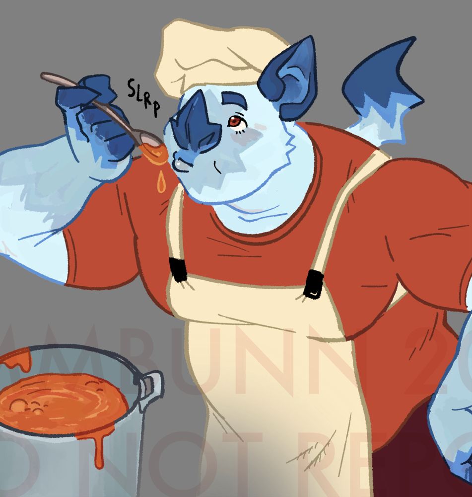 a full color commission sample