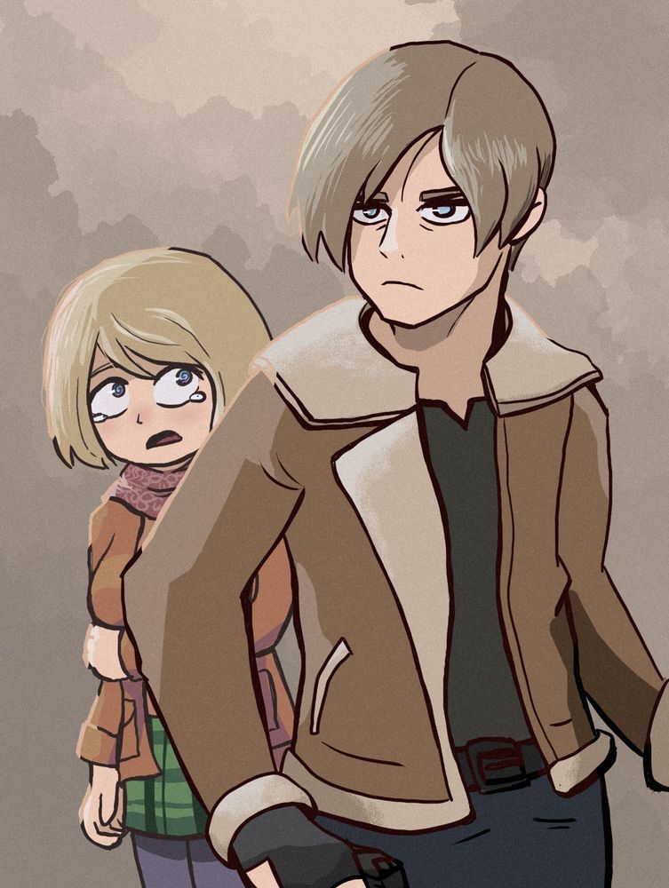 Leon and Ashley (Resident Evil 4)