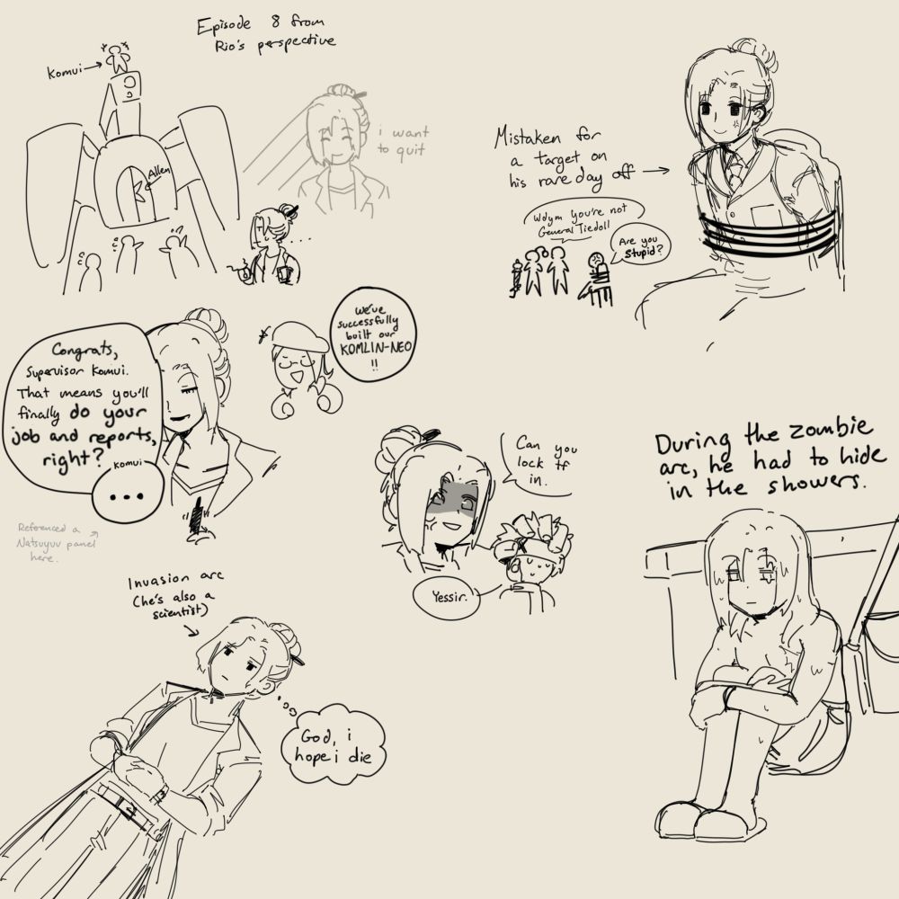 DGM oc, the therapist - doodle page