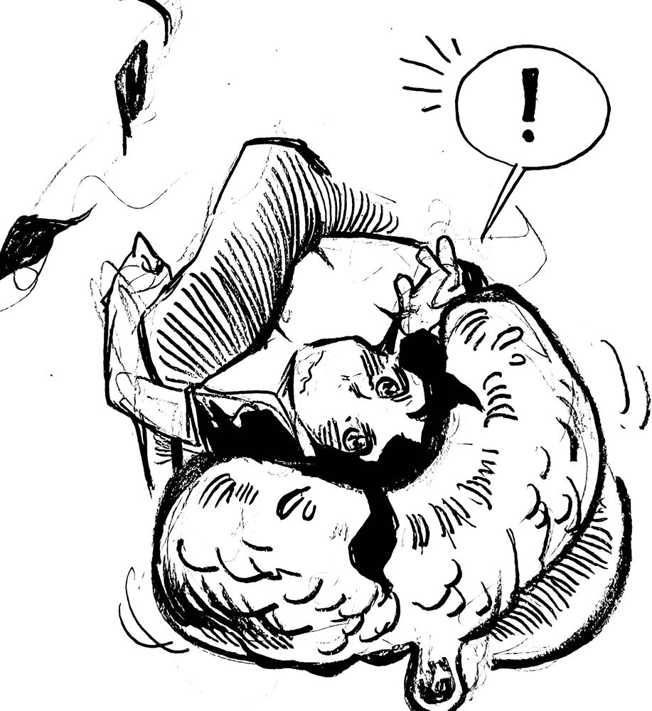 Ed’ tries his best but is slowly pulled in by the slick muscle.