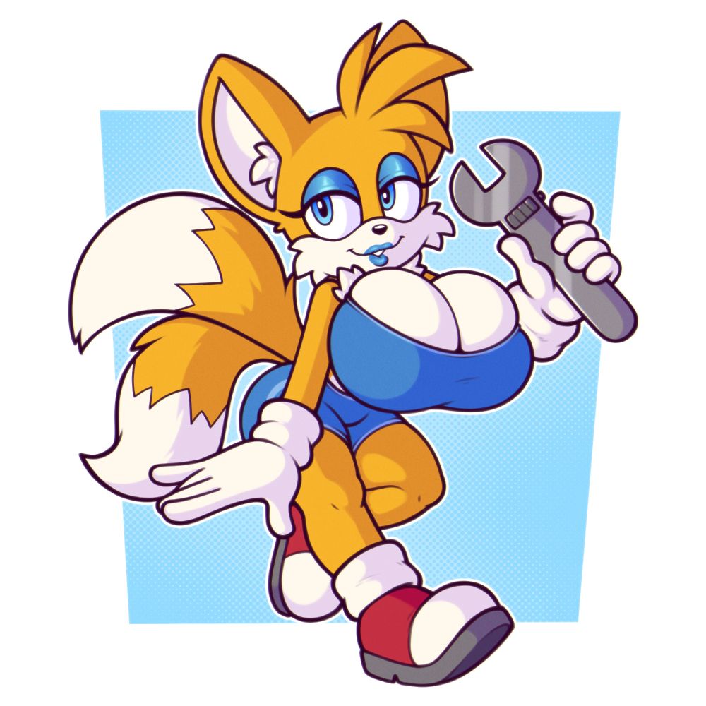 Genderbent version of Miles Tails Prower from the Sonic series.