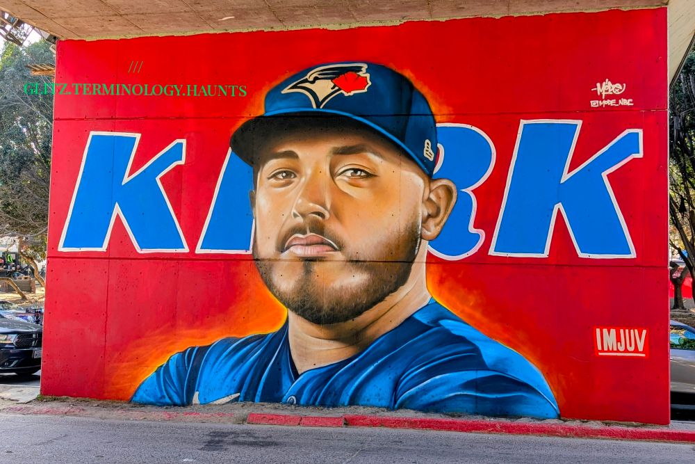 A mural of Manuel Kirk, a Tijuana native, near the San Ysidro crossing.