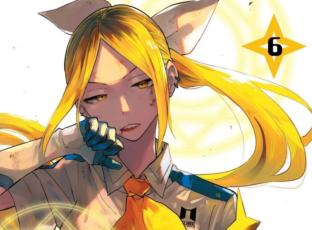 Hitomi wipes blood off her mouth