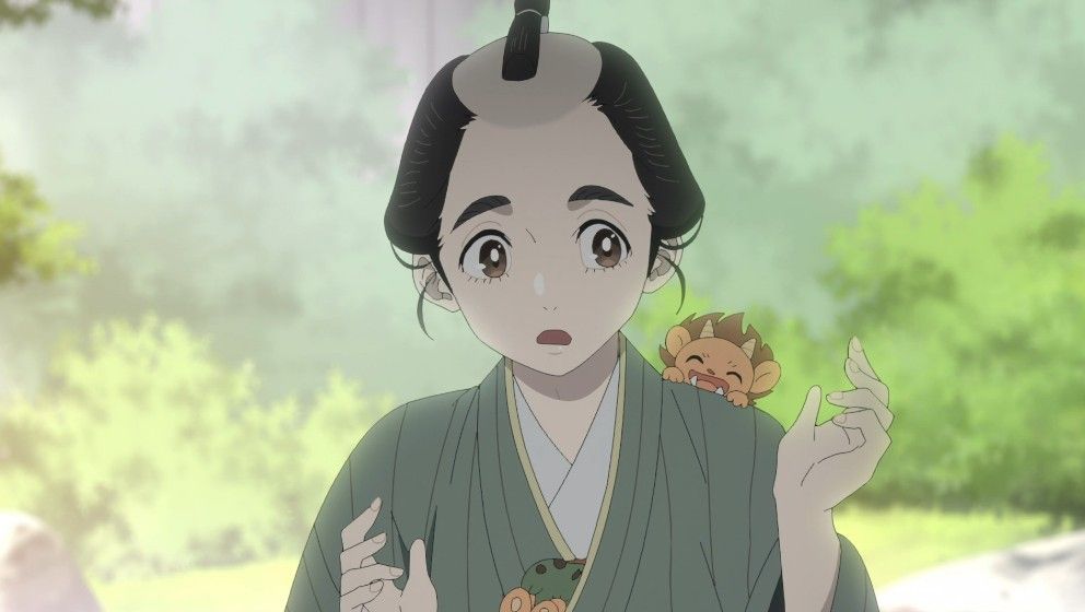 Ichitaro with tiny oni on his shoulder