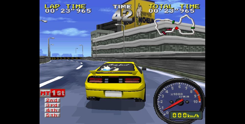 Game is Shutokou Battle: Drift King (PS1).