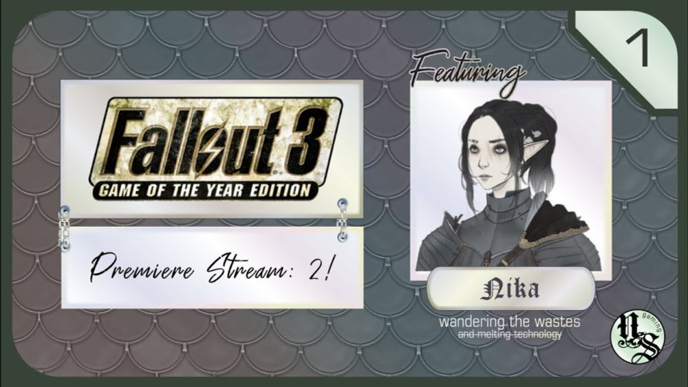 PREMIERE STREAM, TAKE TWO! | Fallout 3 with Nika
