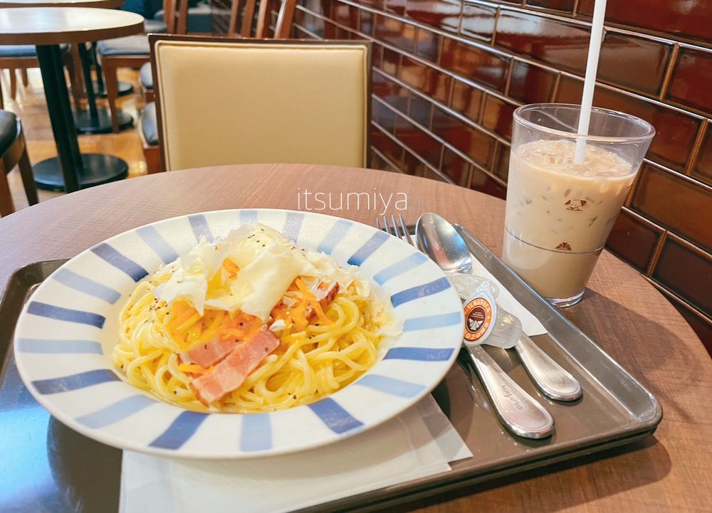 ふんわりパルメザンチーズのカルボナーラ
ロイヤルミルクティー