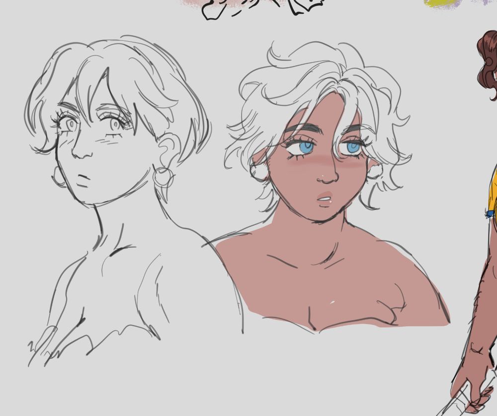 bug princess girl with short hair
