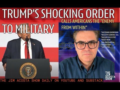 BOMBSHELL: Trump's "Enemy From Within" Speech: Military Plans for US Cities Detailed!