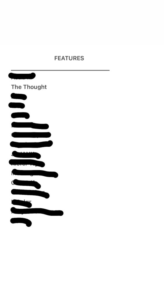 Picture featuring the names of artists appearing on Capt.Pigment’s new album; which all but one are currently hidden