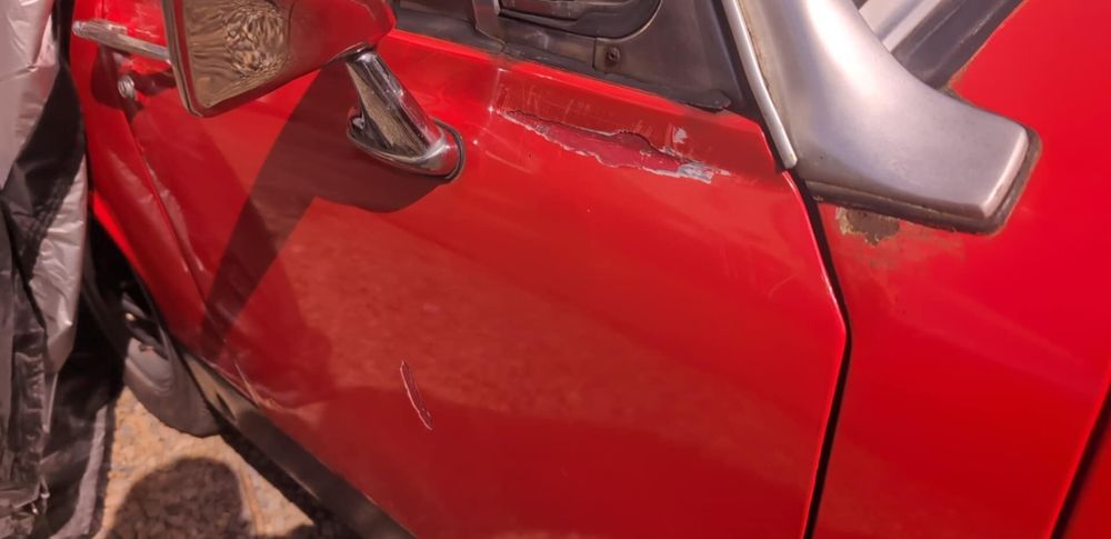 Mg midget door in need of repair 