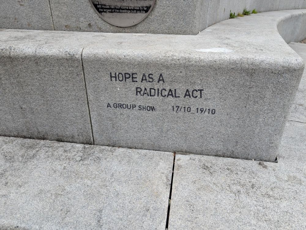 Hope is a radical act 