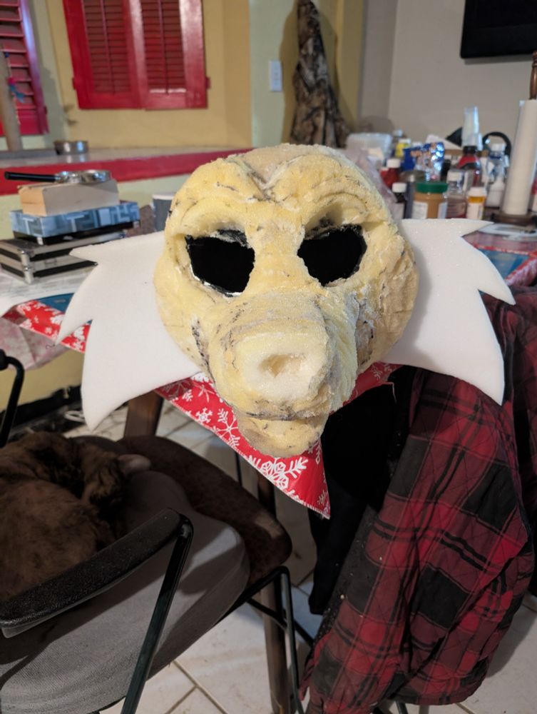 base with the new cheek fluff add-ons i made. 