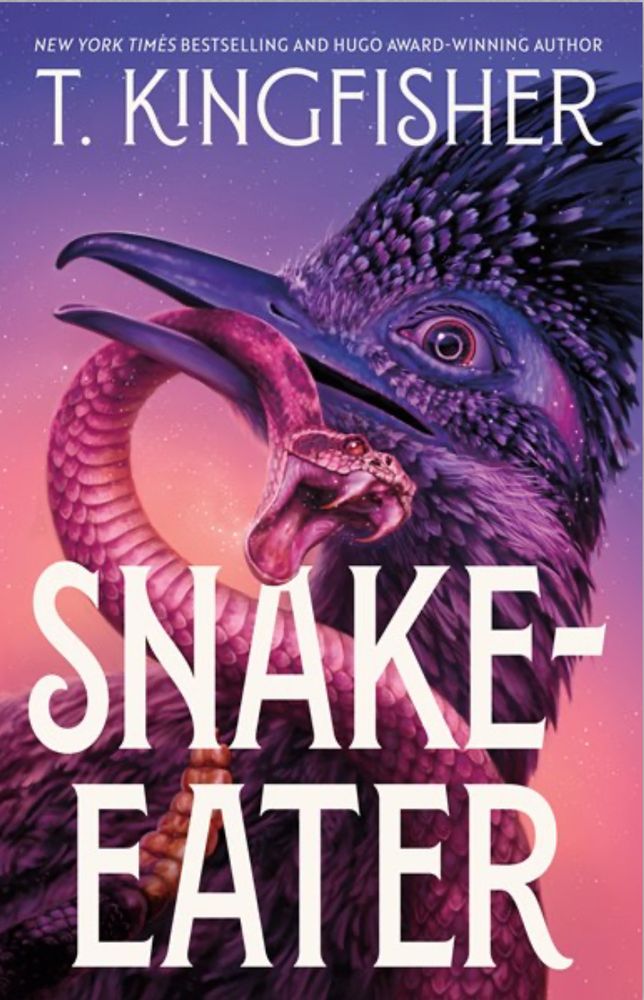 Book cover for "Snake-Eater" by T. Kingfisher
