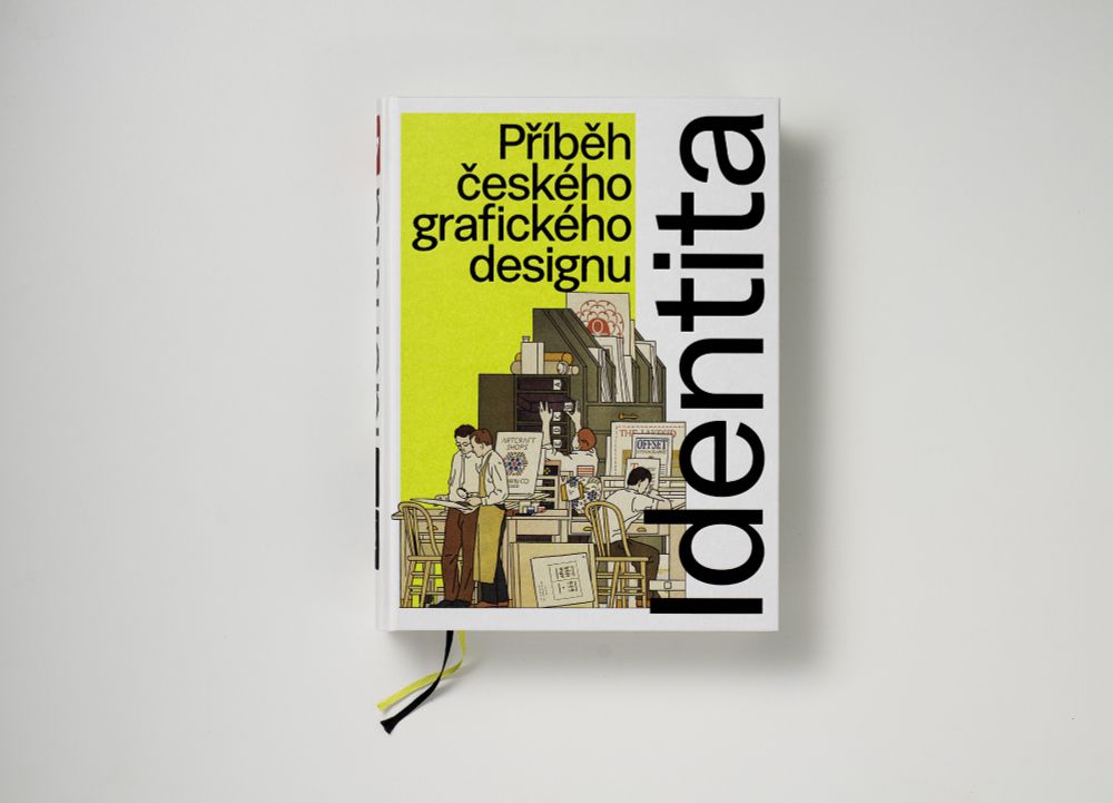 Cover of the Czech edition of the Identitabook, 2024. Concept and editor: Linda Kudrnovská. Design: Filip Blažek and Adéla Svobodová. Photo: Tomáš Rasl.