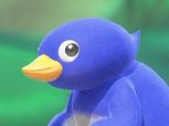 A screenshot from Mario Kart World where the penguin is giving the player the side eye